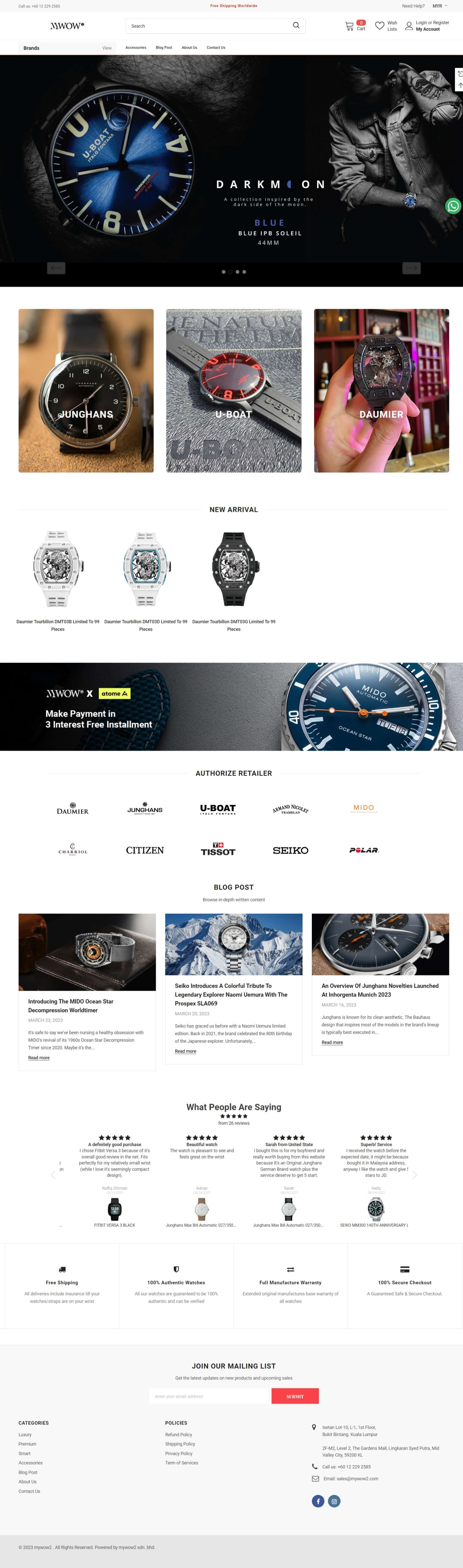 MyWow2 - World of Watches 2 E-commerce - Image 2